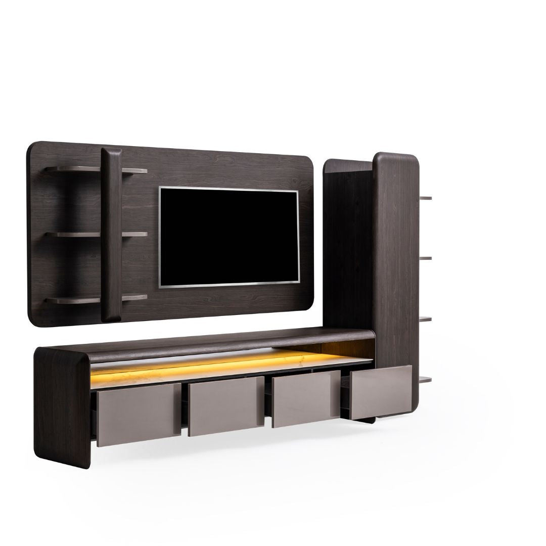 MESSONI Orca Cabinet MES-Right Cabinet, modern storage unit with sleek design, featuring a right-side door and durable finish.