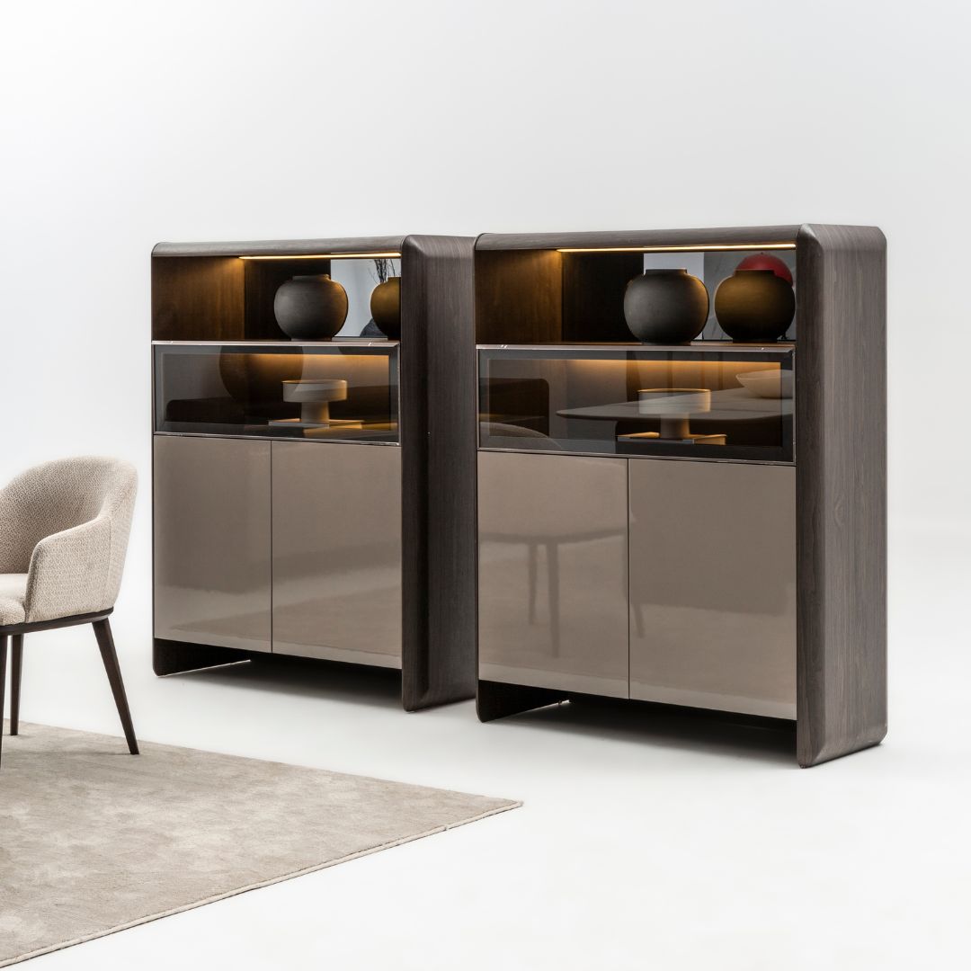 ORCA SHOWCASE CABINET MES-SHOWCASE003 - Cabinets - ebarza Furniture UAE | Shop Modern Furniture in Abu Dhabi & Dubai - مفروشات ايبازرا في الامارات | تسوق اثاث عصري وديكورات مميزة في دبي وابوظبي