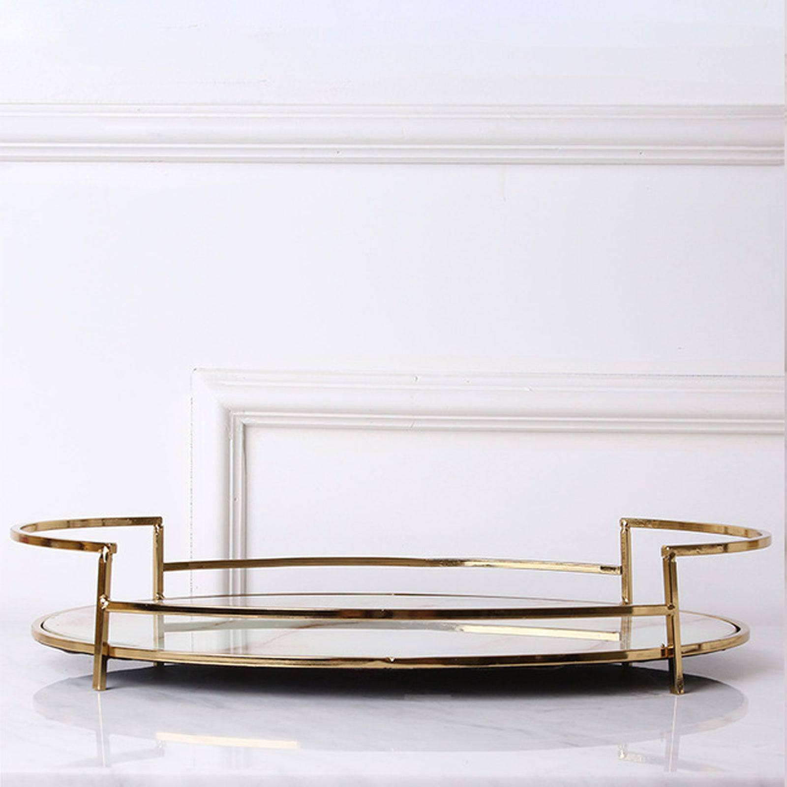 Oval Tray Fl-Tz1048 - Trays - ebarza Furniture UAE | Shop Modern Furniture in Abu Dhabi & Dubai - مفروشات ايبازرا في الامارات | تسوق اثاث عصري وديكورات مميزة في دبي وابوظبي