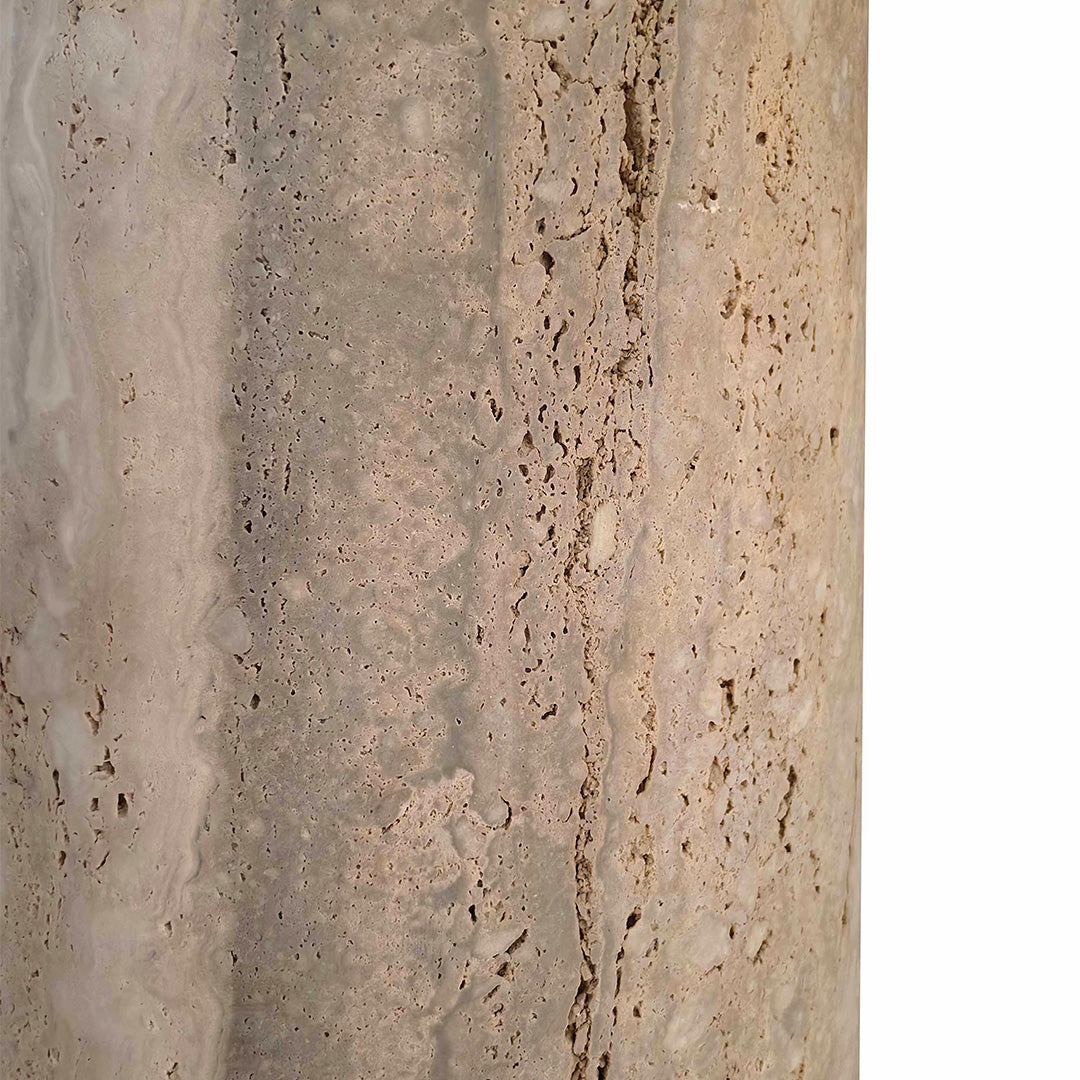 Palma Travertine Dining Table - 308DTS - Dining Tables - ebarza Furniture UAE | Shop Modern Furniture in Abu Dhabi & Dubai - مفروشات ايبازرا في الامارات | تسوق اثاث عصري وديكورات مميزة في دبي وابوظبي