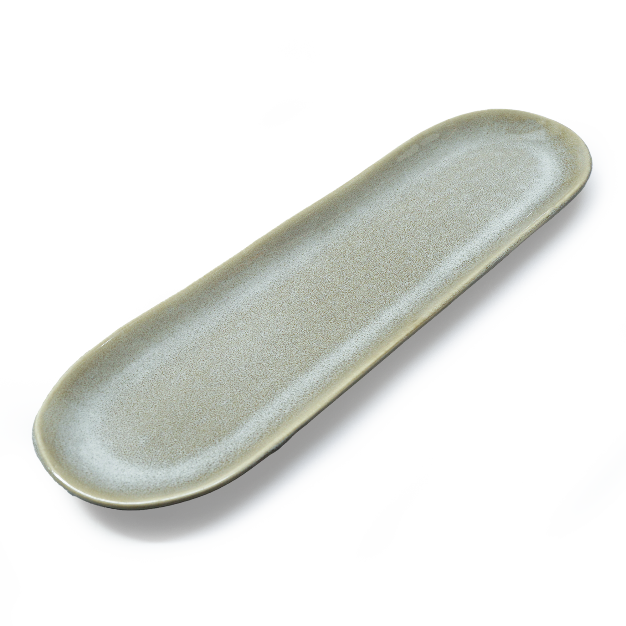 Passifoy Gray Long Plate HZ2827 - Trays - ebarza Furniture UAE | Shop Modern Furniture in Abu Dhabi & Dubai - مفروشات ايبازرا في الامارات | تسوق اثاث عصري وديكورات مميزة في دبي وابوظبي