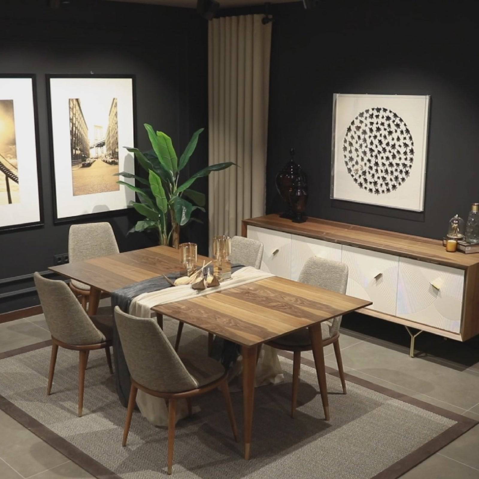 Pena Dining Table Pena-Dinonly - Dining Tables - ebarza Furniture UAE | Shop Modern Furniture in Abu Dhabi & Dubai - مفروشات ايبازرا في الامارات | تسوق اثاث عصري وديكورات مميزة في دبي وابوظبي