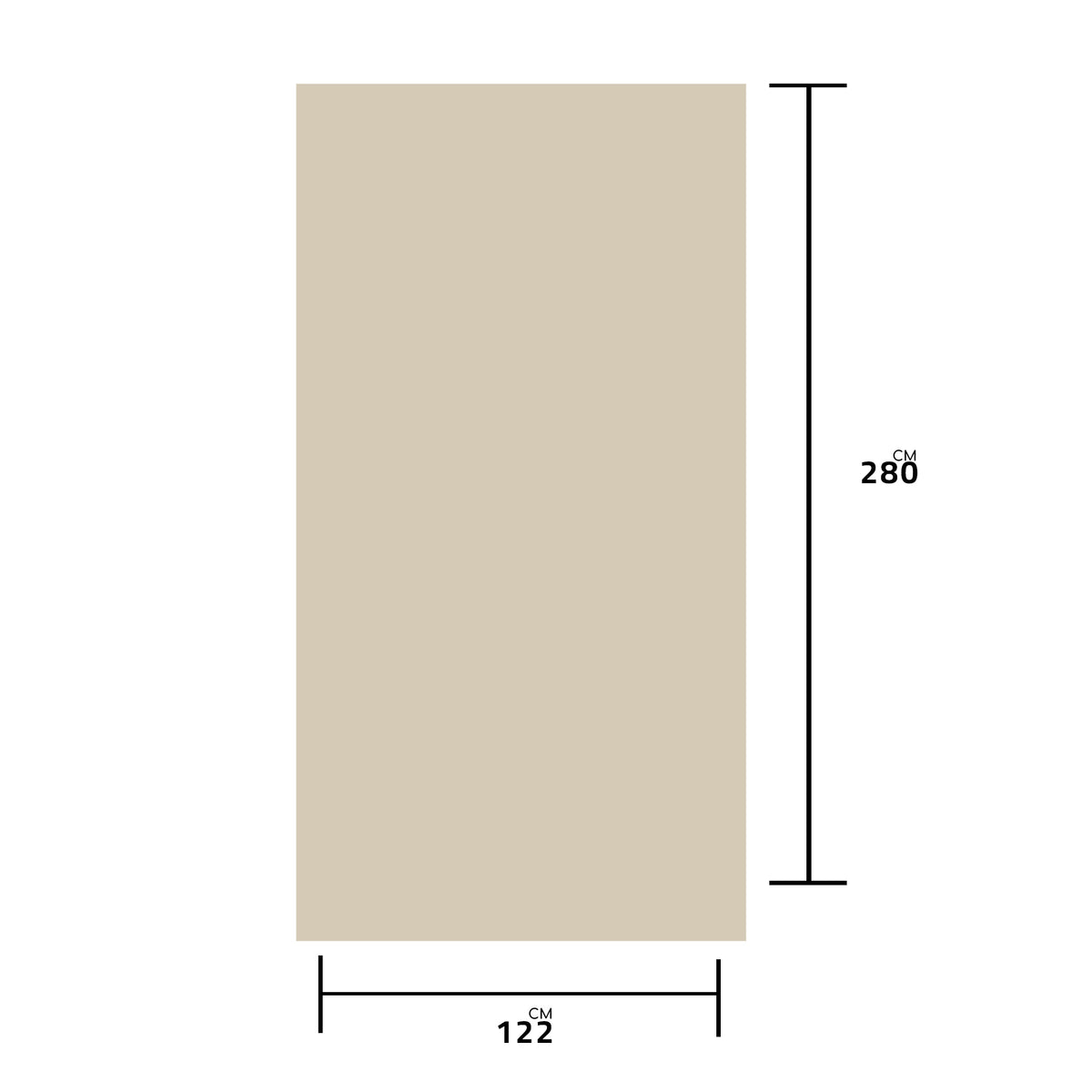 Light gray PET MDF wall panel from WQ & EVA, 122x280cm with protective film, ideal for modern interior wall decor.