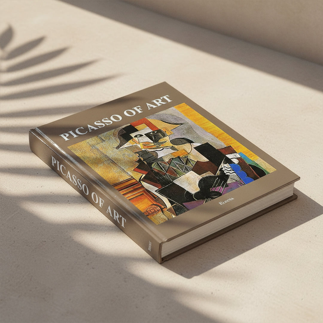 Decorative book featuring Picasso of Art design, part of BEACON's collection of artistic decorative books and magazines.