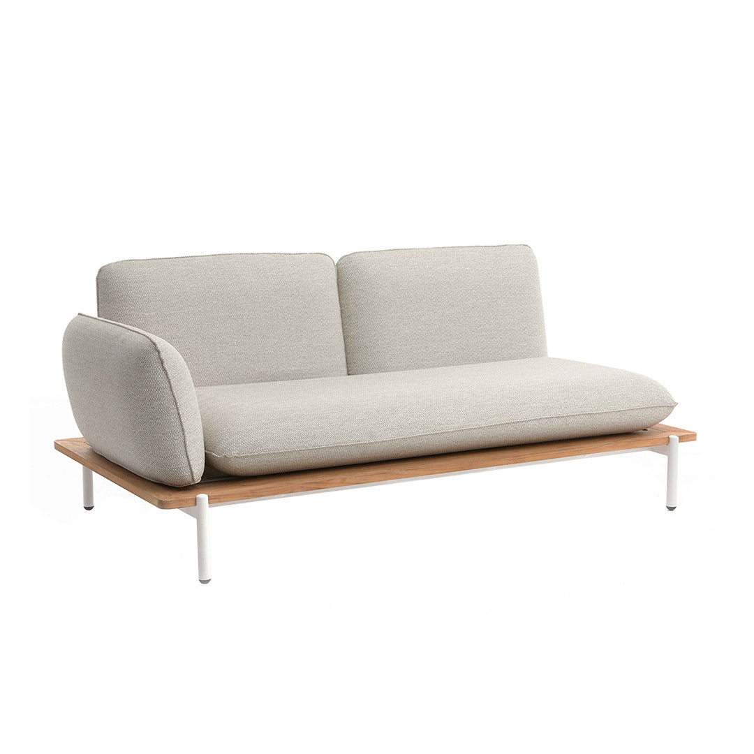Pre-order 25 Days Delivery PILLOW 2-SEATER SOFA, RIGHT MODULE,WITH ALU SEAT RIM KC8804B86TEX - Outdoor Sofas - ebarza Furniture UAE | Shop Modern Furniture in Abu Dhabi & Dubai - مفروشات ايبازرا في الامارات | تسوق اثاث عصري وديكورات مميزة في دبي وابوظبي