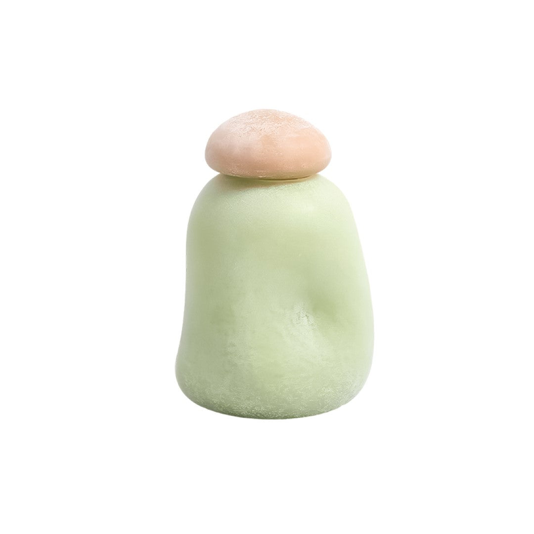 Pink Green Jar Middle FB-E24003B - Vases - ebarza Furniture UAE | Shop Modern Furniture in Abu Dhabi & Dubai - مفروشات ايبازرا في الامارات | تسوق اثاث عصري وديكورات مميزة في دبي وابوظبي
