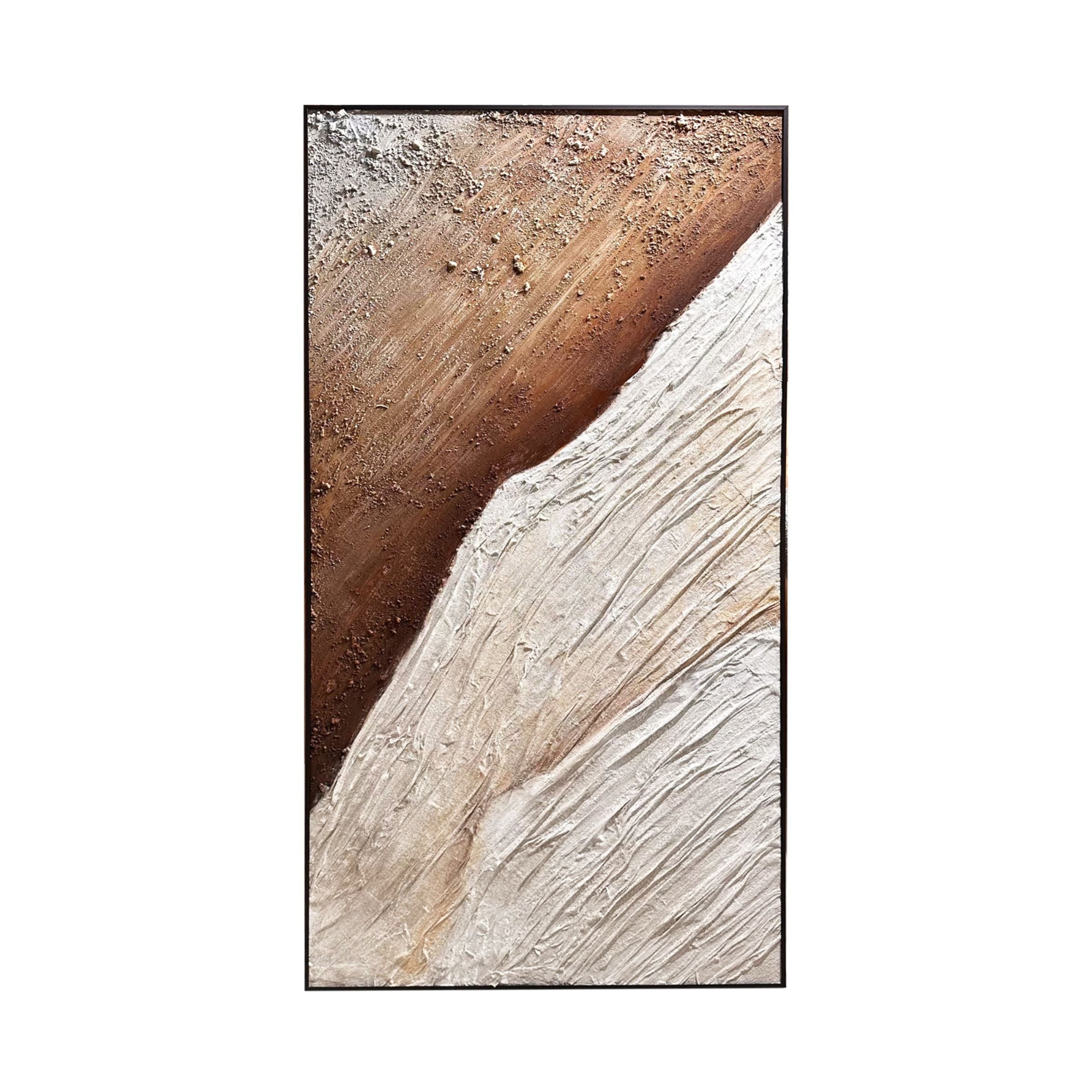 AS IS - Apex Hand Painted Art Painting With Fabric 80*160cm SOASAMPLE007 - DISPLAY ITEM - ebarza Furniture UAE | Shop Modern Furniture in Abu Dhabi & Dubai - مفروشات ايبازرا في الامارات | تسوق اثاث عصري وديكورات مميزة في دبي وابوظبي