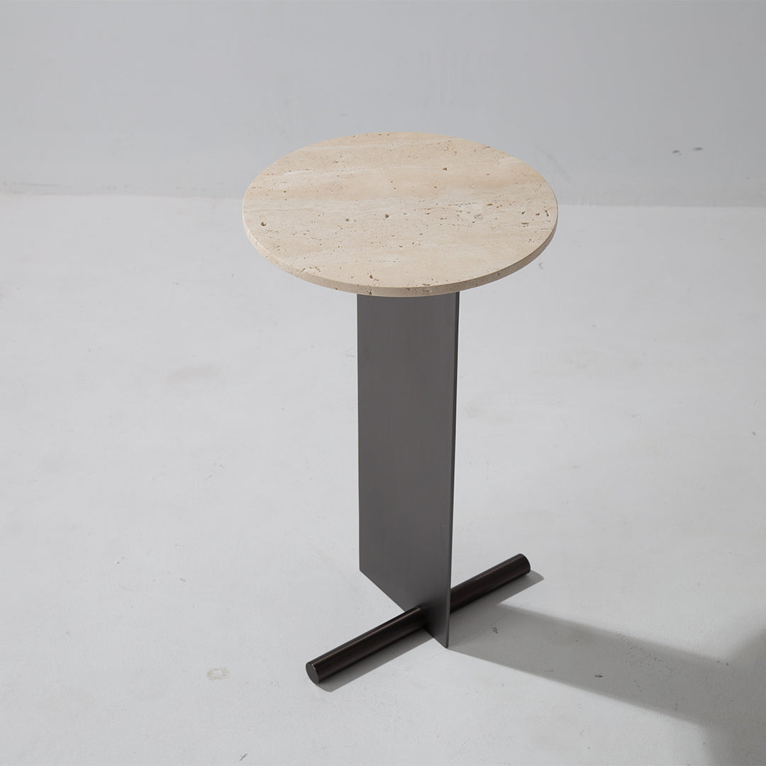 Travertine Coffee Table JA053-A - Coffee Tables - ebarza Furniture UAE | Shop Modern Furniture in Abu Dhabi & Dubai - مفروشات ايبازرا في الامارات | تسوق اثاث عصري وديكورات مميزة في دبي وابوظبي