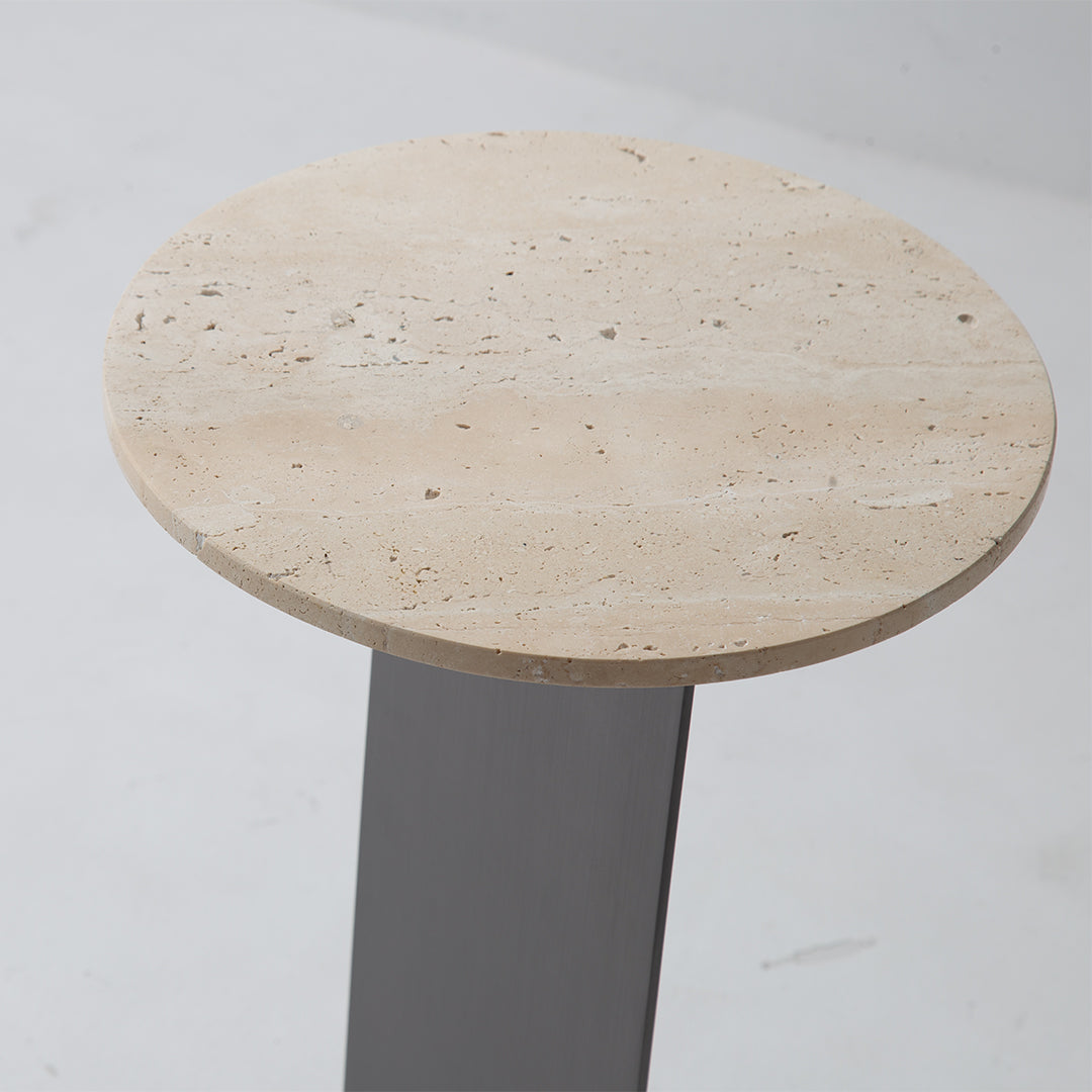 Travertine Coffee Table JA053-A - Coffee Tables - ebarza Furniture UAE | Shop Modern Furniture in Abu Dhabi & Dubai - مفروشات ايبازرا في الامارات | تسوق اثاث عصري وديكورات مميزة في دبي وابوظبي