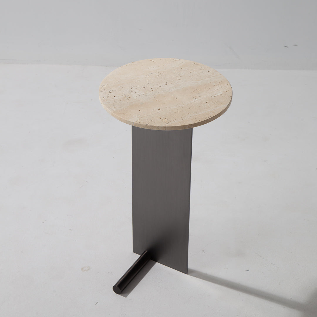 Travertine Coffee Table JA053-A - Coffee Tables - ebarza Furniture UAE | Shop Modern Furniture in Abu Dhabi & Dubai - مفروشات ايبازرا في الامارات | تسوق اثاث عصري وديكورات مميزة في دبي وابوظبي