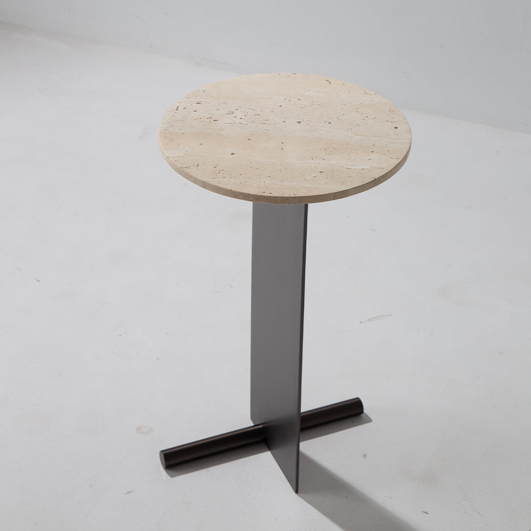 Travertine Coffee Table JA053-A - Coffee Tables - ebarza Furniture UAE | Shop Modern Furniture in Abu Dhabi & Dubai - مفروشات ايبازرا في الامارات | تسوق اثاث عصري وديكورات مميزة في دبي وابوظبي