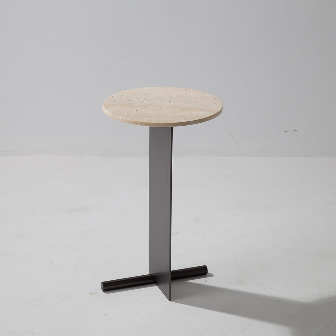 Travertine Coffee Table JA053-A - Coffee Tables - ebarza Furniture UAE | Shop Modern Furniture in Abu Dhabi & Dubai - مفروشات ايبازرا في الامارات | تسوق اثاث عصري وديكورات مميزة في دبي وابوظبي