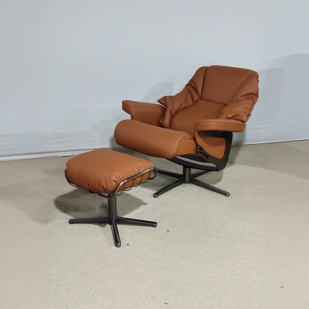 Meridian Lounge Chair with Ottoman F-2286C - Lounge Chairs - ebarza Furniture UAE | Shop Modern Furniture in Abu Dhabi & Dubai - مفروشات ايبازرا في الامارات | تسوق اثاث عصري وديكورات مميزة في دبي وابوظبي