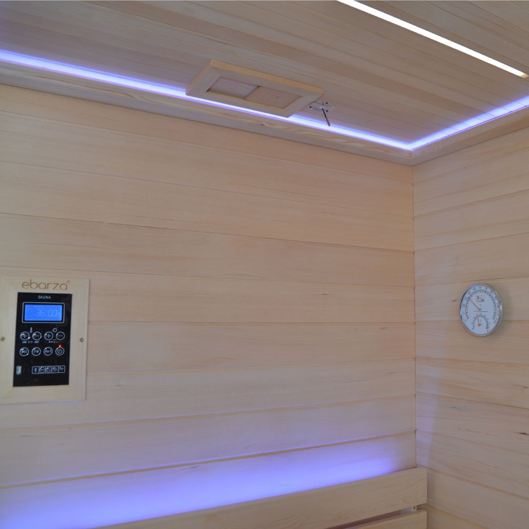BEACON EBARZA sauna room LM-N02TD, pre-order with 65-day delivery, featuring wood interior and modern sauna design