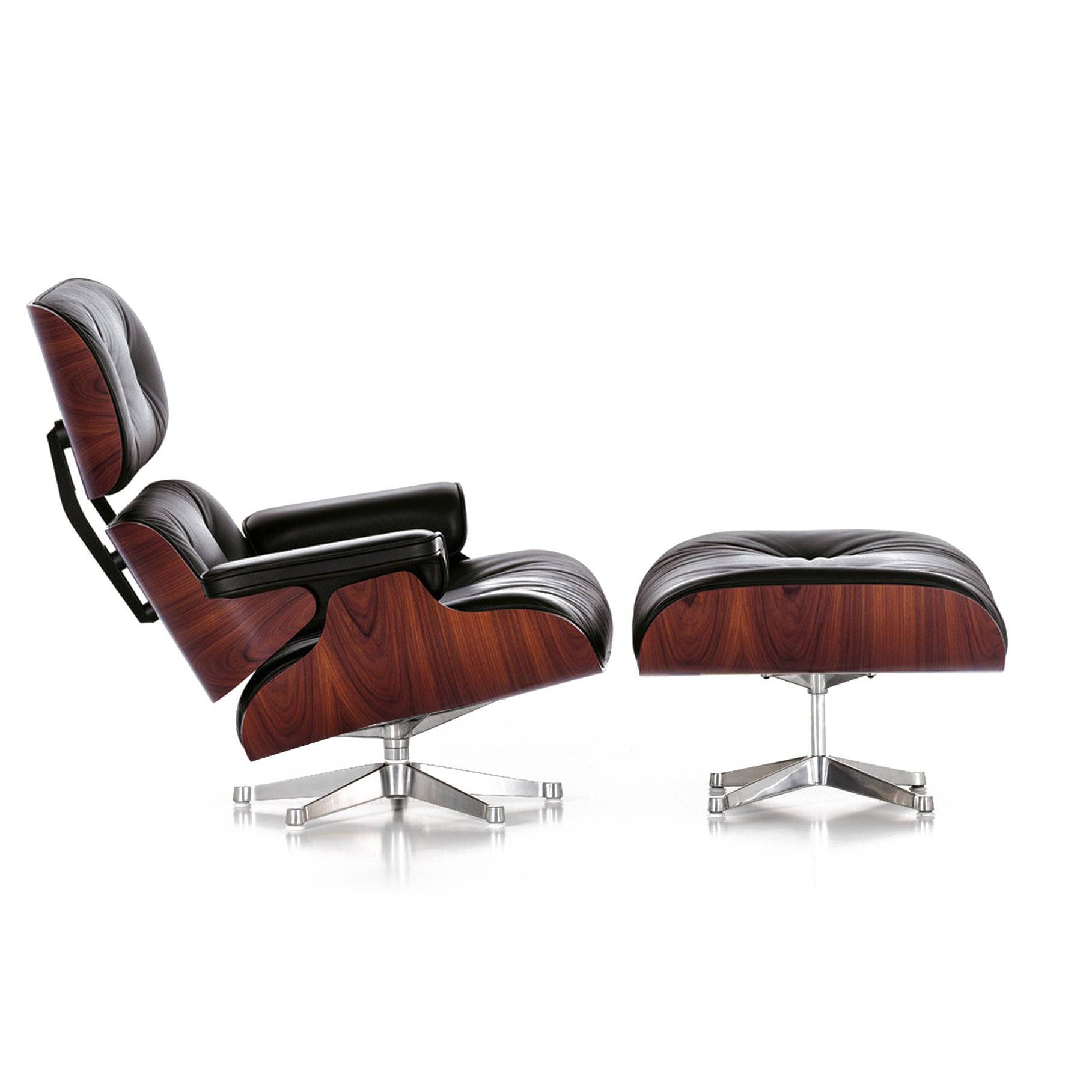 Lounge Chair And Ottoman Tall BLACK-RW Bp8026-Rosewood - Lounge Chairs - ebarza Furniture UAE | Shop Modern Furniture in Abu Dhabi & Dubai - مفروشات ايبازرا في الامارات | تسوق اثاث عصري وديكورات مميزة في دبي وابوظبي