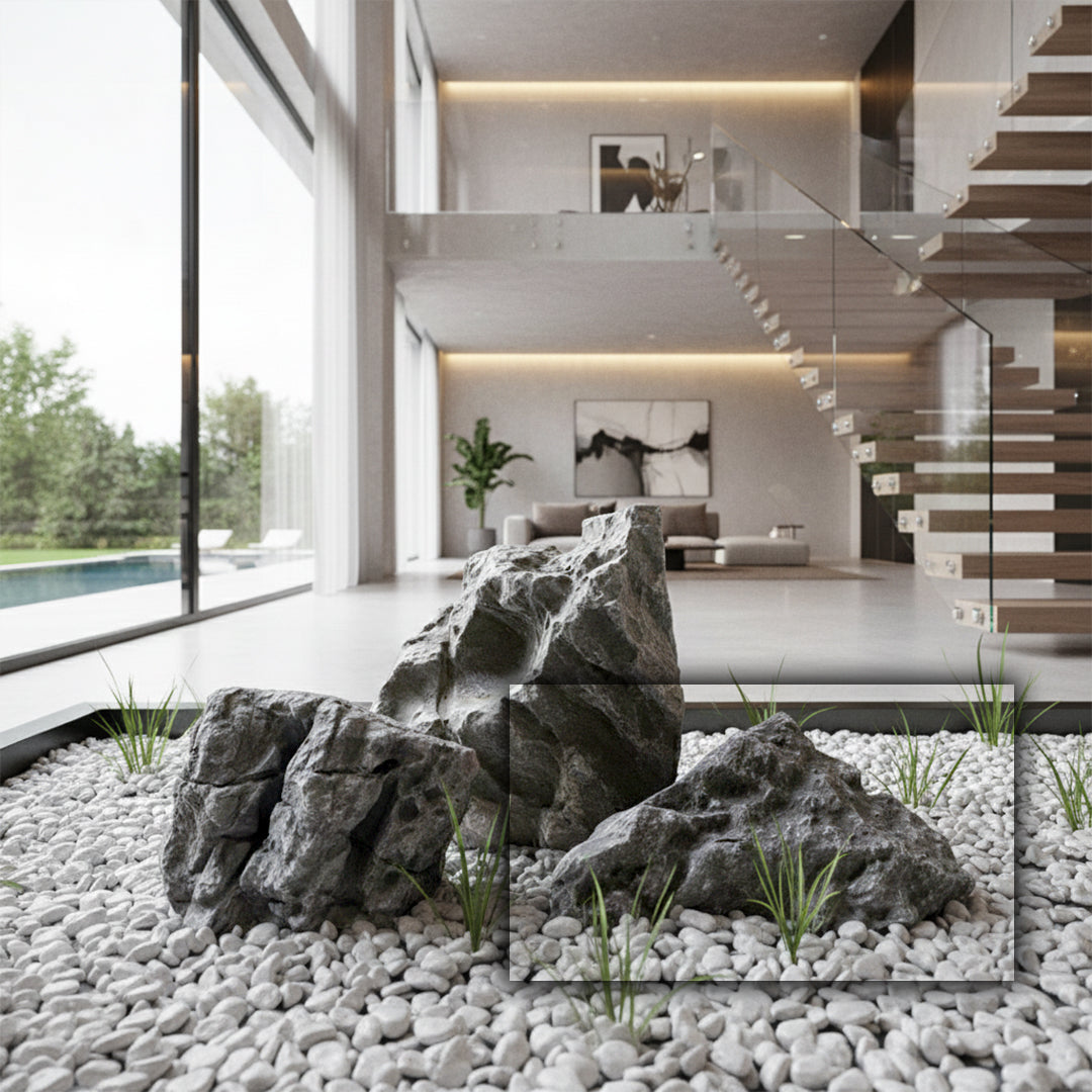 Quarry Fiberglass Stone - F 8827F - Home Decor Figurines - ebarza Furniture UAE | Shop Modern Furniture in Abu Dhabi & Dubai - مفروشات ايبازرا في الامارات | تسوق اثاث عصري وديكورات مميزة في دبي وابوظبي