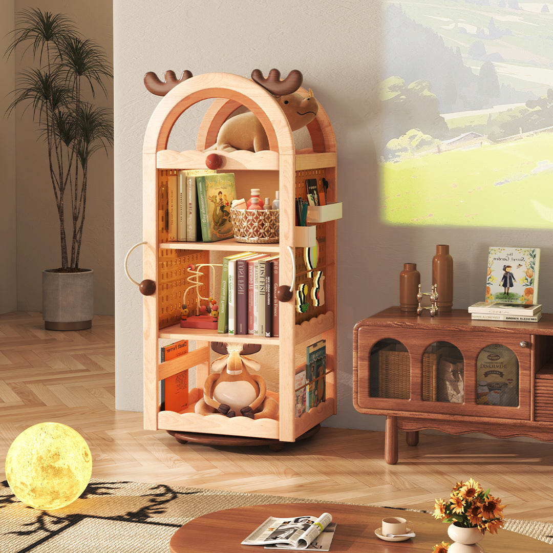 Pre-order 25 Days Delivery Reindeer Kid's book case E2304G - Kids Shelves - ebarza Furniture UAE | Shop Modern Furniture in Abu Dhabi & Dubai - مفروشات ايبازرا في الامارات | تسوق اثاث عصري وديكورات مميزة في دبي وابوظبي