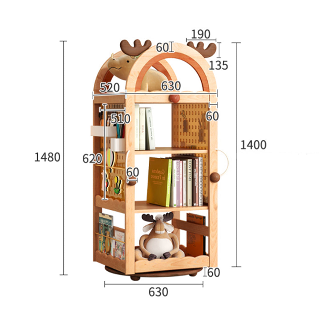Pre-order 25 Days Delivery Reindeer Kid's book case E2304G - Kids Shelves - ebarza Furniture UAE | Shop Modern Furniture in Abu Dhabi & Dubai - مفروشات ايبازرا في الامارات | تسوق اثاث عصري وديكورات مميزة في دبي وابوظبي