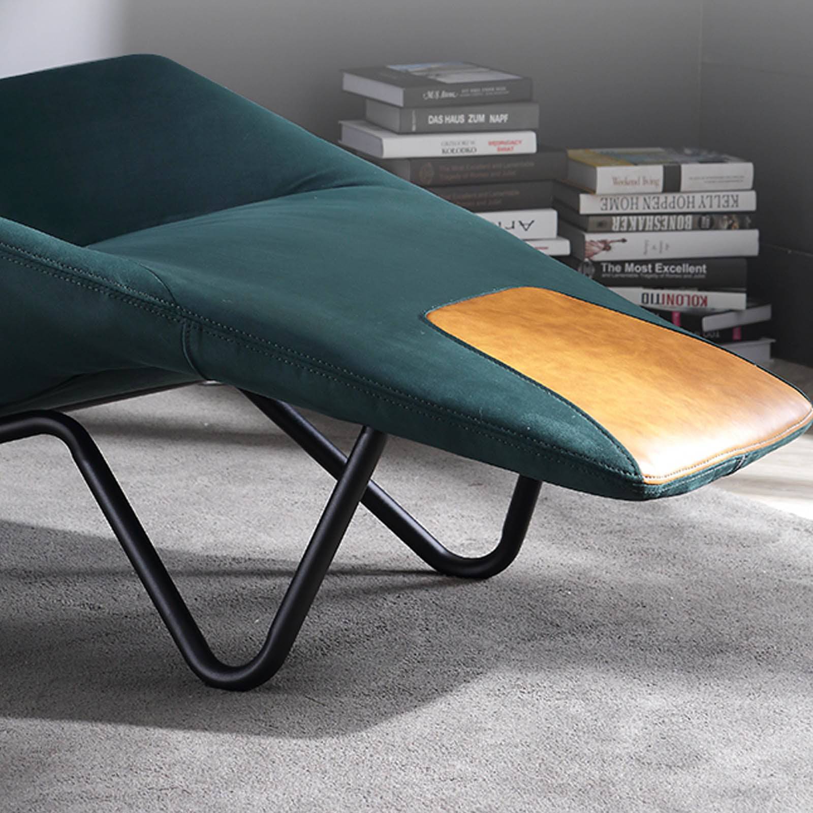 Relax Lounge Chair LC035-G - Lounge Chairs - ebarza Furniture UAE | Shop Modern Furniture in Abu Dhabi & Dubai - مفروشات ايبازرا في الامارات | تسوق اثاث عصري وديكورات مميزة في دبي وابوظبي