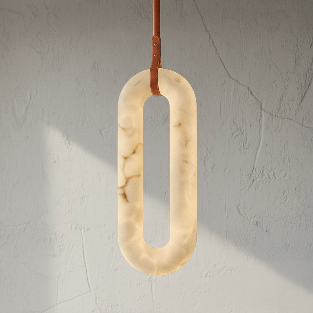 BEACON resin pendant light HTD-2440 hanging lamp with a smooth, rounded resin shade for modern interior lighting.