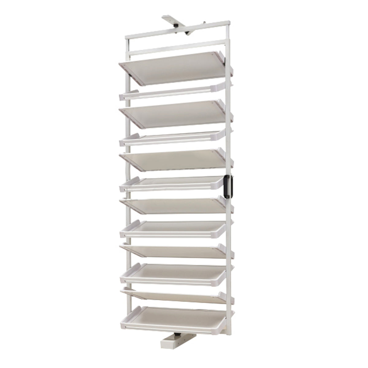 BEACON 6-layer shoe rack with sturdy shelves for organizing footwear, featuring a sleek and functional design.