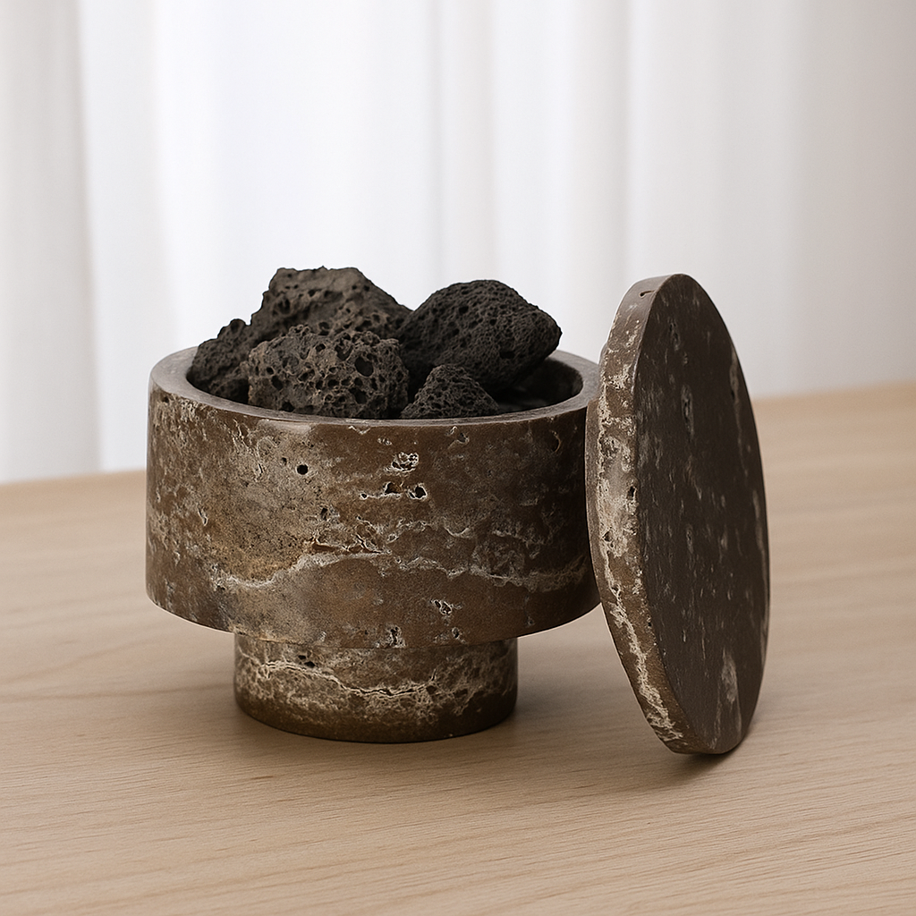 BEACON Rock Natural Stone Diffuser, stick diffuser with a natural stone appearance, designed for aromatic scent dispersion.
