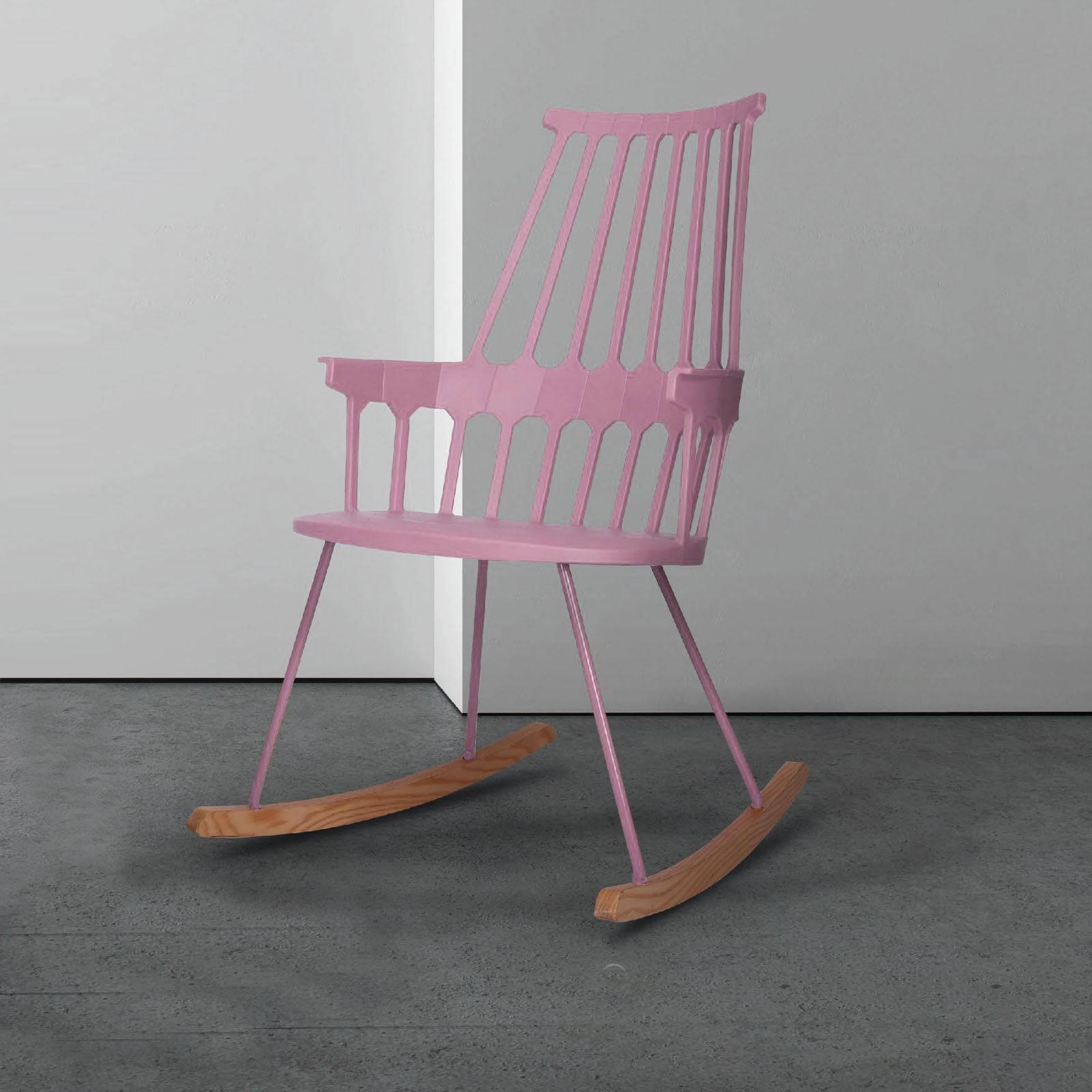 Rocking Chair Pc-128R-P - Chairs - ebarza Furniture UAE | Shop Modern Furniture in Abu Dhabi & Dubai - مفروشات ايبازرا في الامارات | تسوق اثاث عصري وديكورات مميزة في دبي وابوظبي