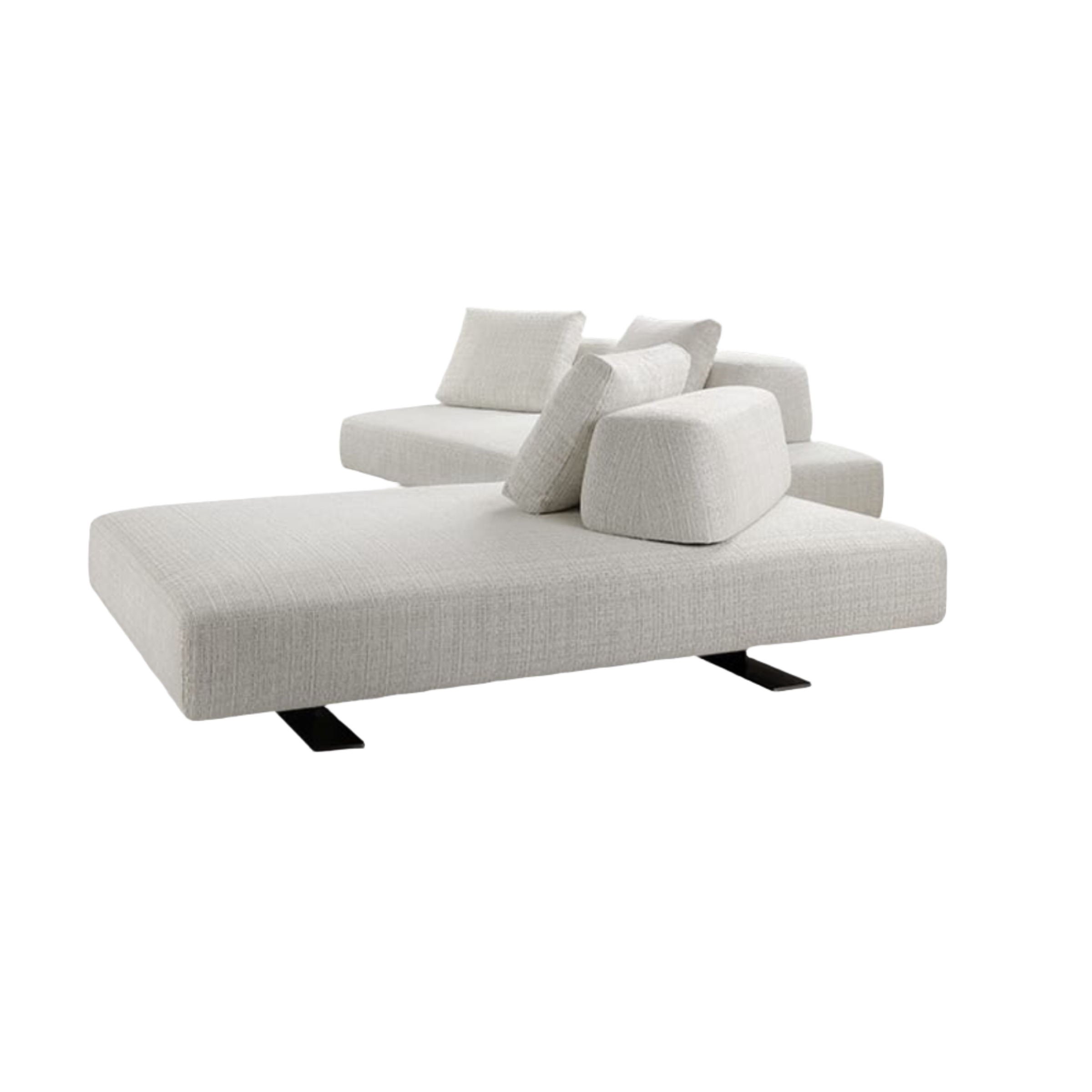BEACON Rome Sofa BS156-1 in stylish fabric with plush cushions and modern design, perfect for living room comfort.