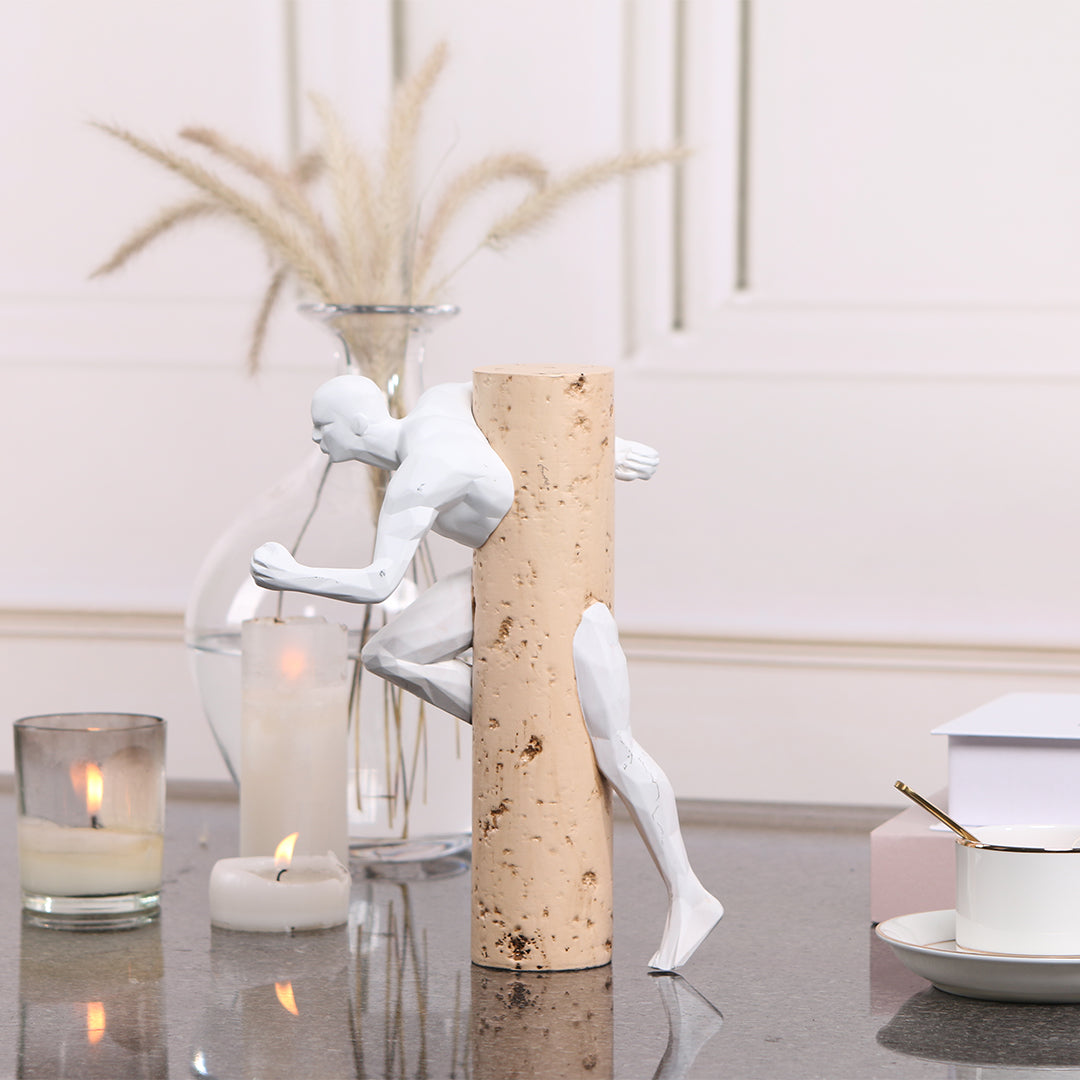 BEACON Running Man KA3123B home decor figurine, dynamic running pose, detailed sculpture for modern interior decoration