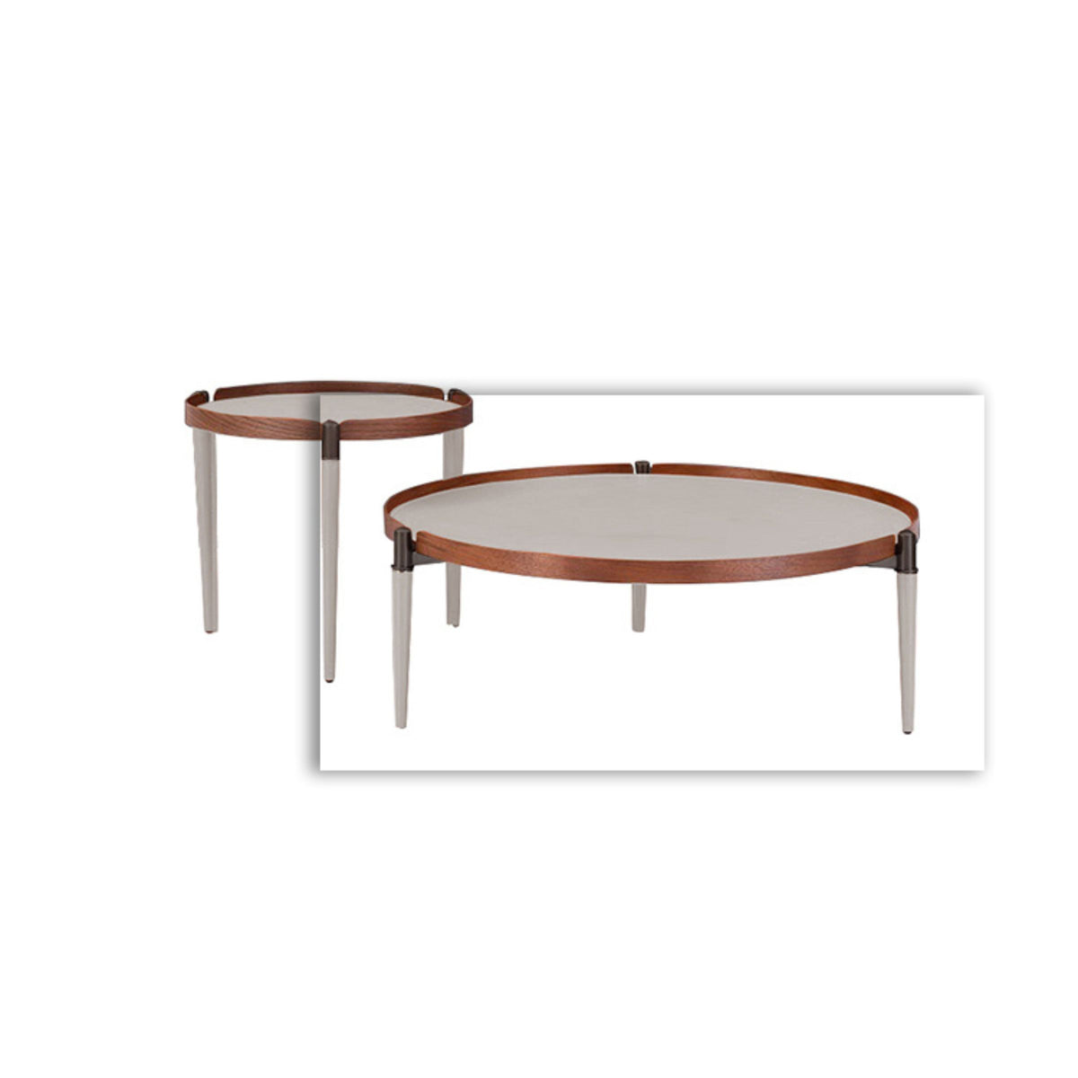 Saddle Leather Coffee Table MLL-D17 - Coffee tables - ebarza Furniture UAE | Shop Modern Furniture in Abu Dhabi & Dubai - مفروشات ايبازرا في الامارات | تسوق اثاث عصري وديكورات مميزة في دبي وابوظبي