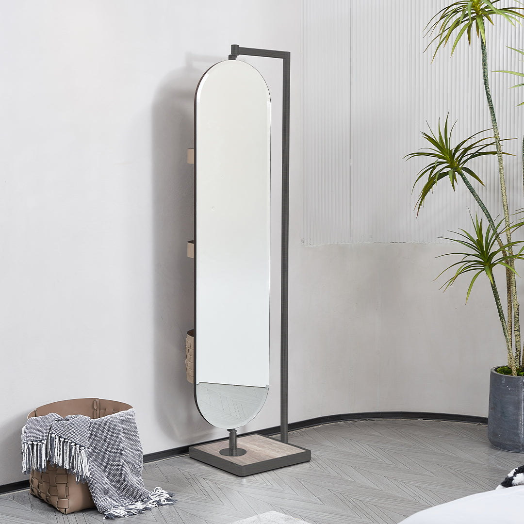 Saddle Leather Shelf JK-Y06 - Shelves - ebarza Furniture UAE | Shop Modern Furniture in Abu Dhabi & Dubai - مفروشات ايبازرا في الامارات | تسوق اثاث عصري وديكورات مميزة في دبي وابوظبي