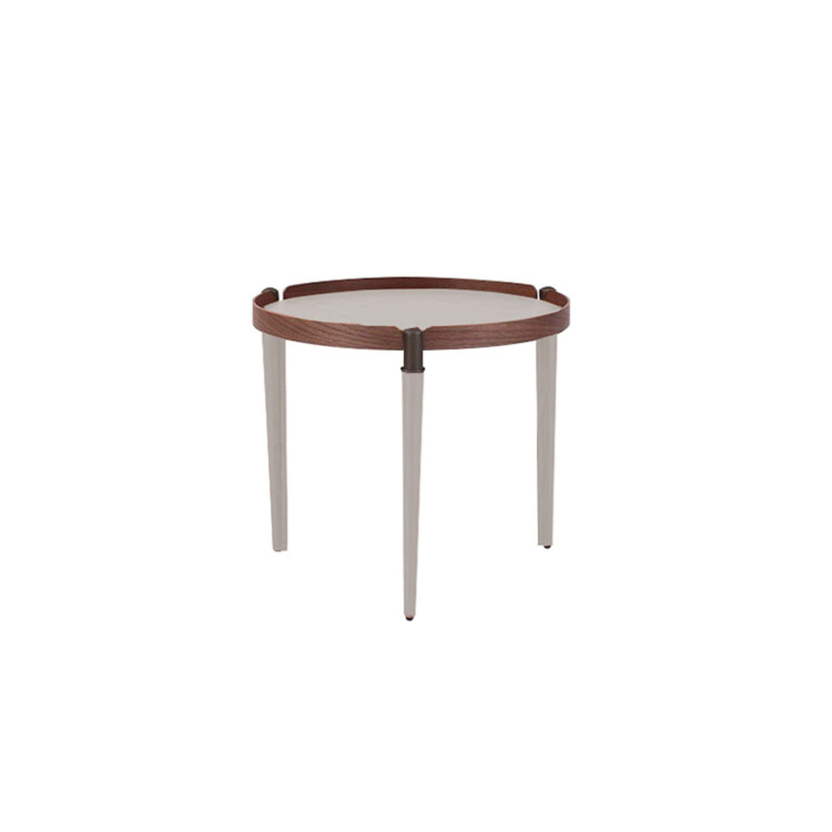 Saddle Leather Side Table MLL-D16 - Side Tables - ebarza Furniture UAE | Shop Modern Furniture in Abu Dhabi & Dubai - مفروشات ايبازرا في الامارات | تسوق اثاث عصري وديكورات مميزة في دبي وابوظبي