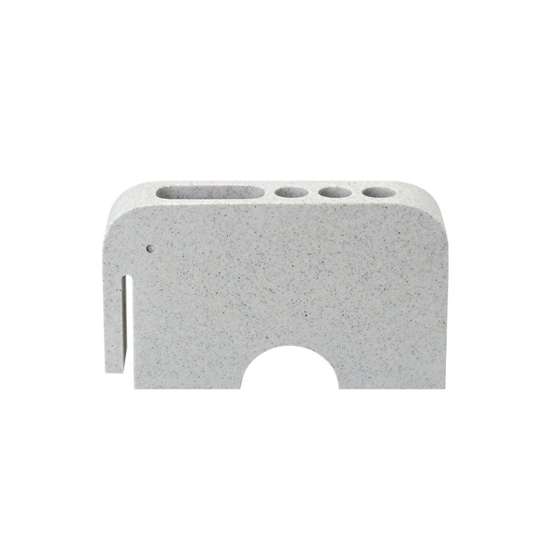 Elephant Toothbrush Holder THG234 - Bathroom Accessories - ebarza Furniture UAE | Shop Modern Furniture in Abu Dhabi & Dubai - مفروشات ايبازرا في الامارات | تسوق اثاث عصري وديكورات مميزة في دبي وابوظبي