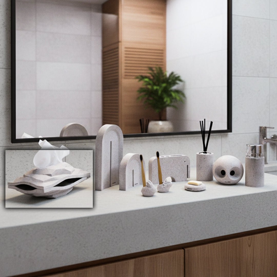 Sahara Tissue Box TBG234 - Tissue Boxes - ebarza Furniture UAE | Shop Modern Furniture in Abu Dhabi & Dubai - مفروشات ايبازرا في الامارات | تسوق اثاث عصري وديكورات مميزة في دبي وابوظبي