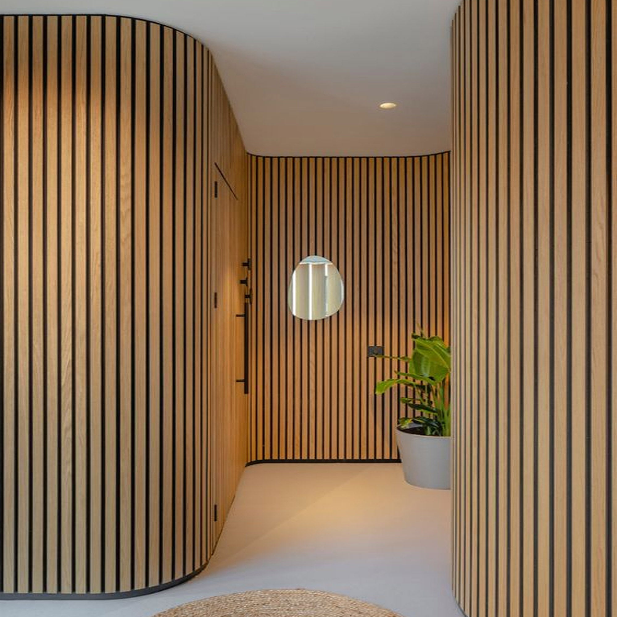 Sample of Slat acoustic panel fire retardant - White oak 001-Sample - Wall panels samples - ebarza Furniture UAE | Shop Modern Furniture in Abu Dhabi & Dubai - مفروشات ايبازرا في الامارات | تسوق اثاث عصري وديكورات مميزة في دبي وابوظبي