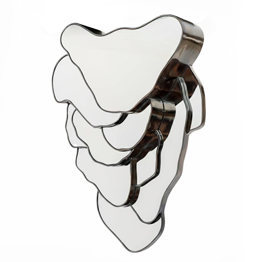 Framed Wall Mirror PM-4288-05 - Plated Grey Black - Mirrors - ebarza Furniture UAE | Shop Modern Furniture in Abu Dhabi & Dubai - مفروشات ايبازرا في الامارات | تسوق اثاث عصري وديكورات مميزة في دبي وابوظبي