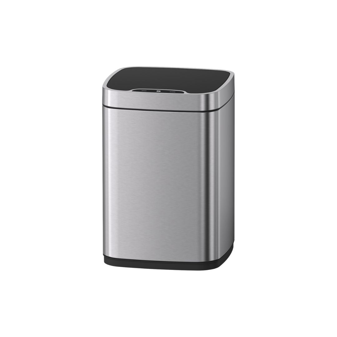 BEACON Sensor MT-Matt Steel Trash Bin JH-8829 with touchless sensor and matte steel finish
