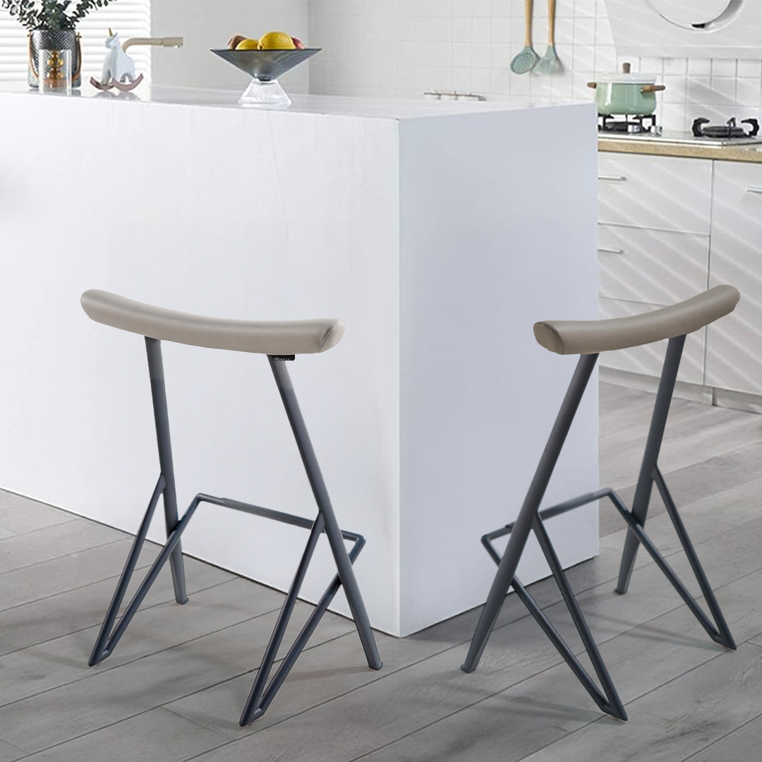 Serpentine Bar Stool TSB714 - Bar Stools - ebarza Furniture UAE | Shop Modern Furniture in Abu Dhabi & Dubai - مفروشات ايبازرا في الامارات | تسوق اثاث عصري وديكورات مميزة في دبي وابوظبي