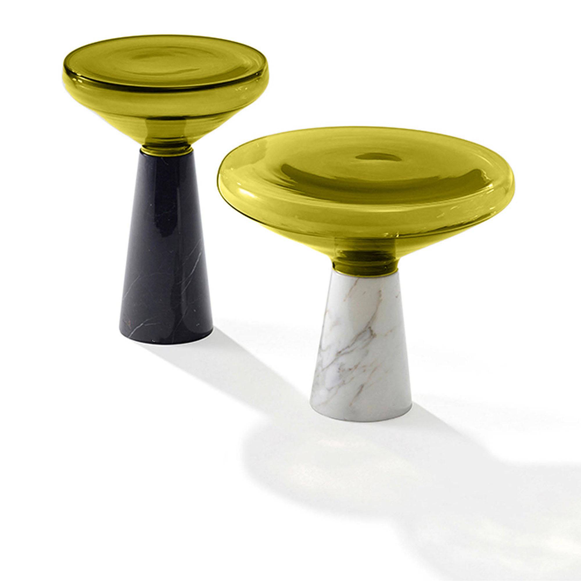 As Is - Uppsala White Natural Marble Table Tg-365-1+Tg-365 - DISPLAY ITEM - ebarza Furniture UAE | Shop Modern Furniture in Abu Dhabi & Dubai - مفروشات ايبازرا في الامارات | تسوق اثاث عصري وديكورات مميزة في دبي وابوظبي