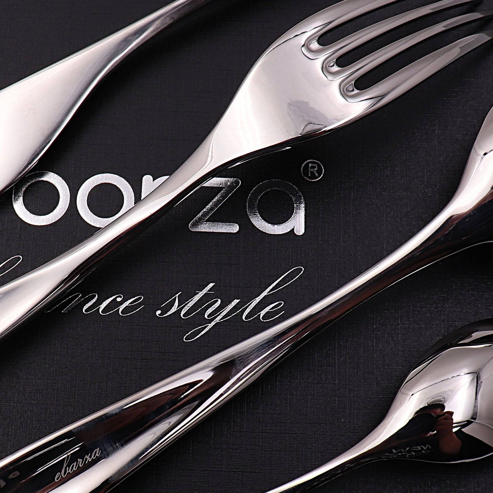 Set Of 24 Pieces Lyon Cutlery Set 8091 -  Cutlery Sets | طقم أدوات مائدة ليون 24 قطعة - ebarza Furniture UAE | Shop Modern Furniture in Abu Dhabi & Dubai - مفروشات ايبازرا في الامارات | تسوق اثاث عصري وديكورات مميزة في دبي وابوظبي