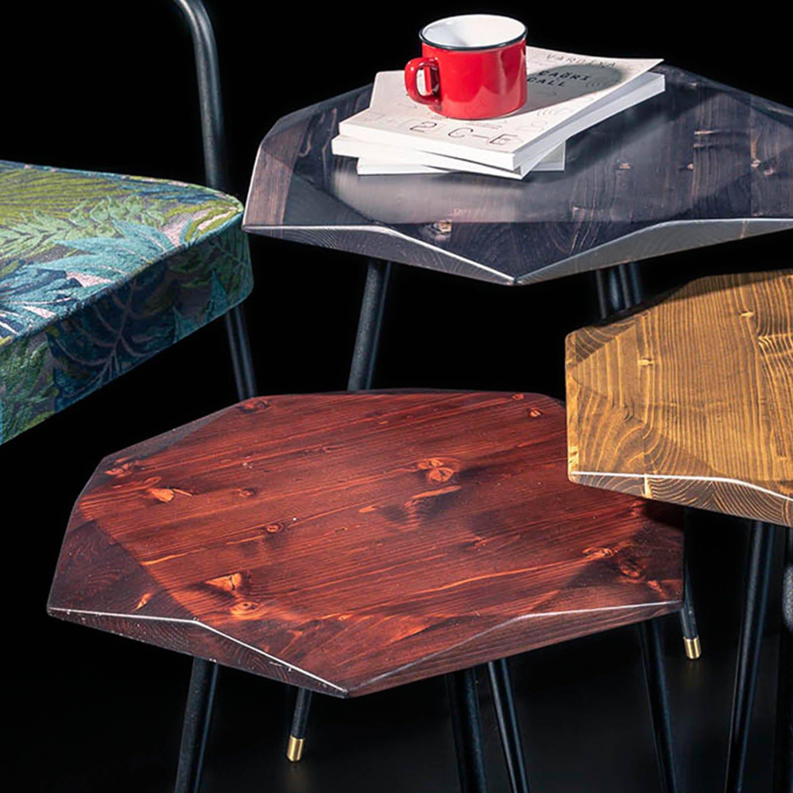 Set Of 3 Virus Service Tables - Side Tables - ebarza Furniture UAE | Shop Modern Furniture in Abu Dhabi & Dubai - مفروشات ايبازرا في الامارات | تسوق اثاث عصري وديكورات مميزة في دبي وابوظبي