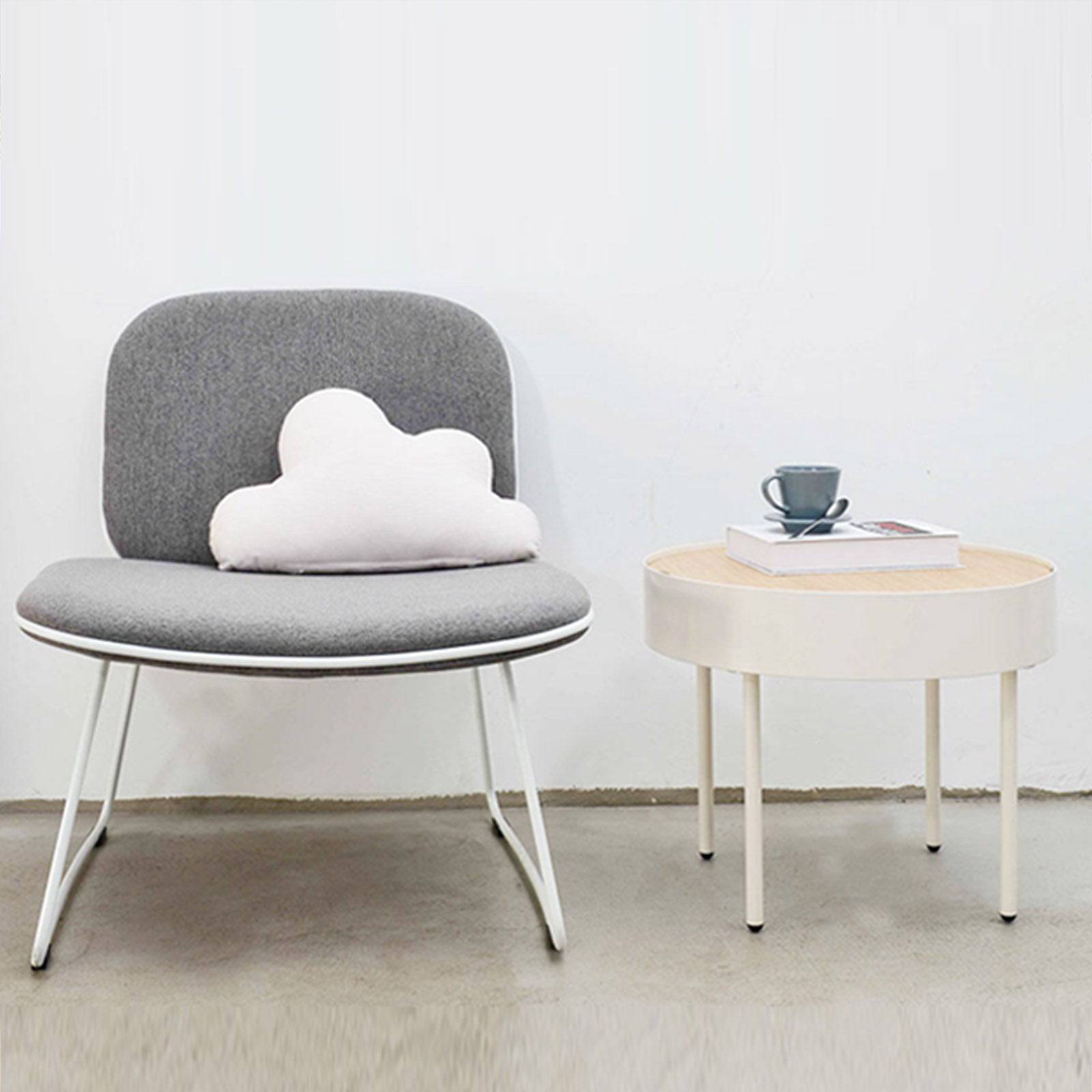 Side Table With Wood Top Gt-381-W - Side Tables - ebarza Furniture UAE | Shop Modern Furniture in Abu Dhabi & Dubai - مفروشات ايبازرا في الامارات | تسوق اثاث عصري وديكورات مميزة في دبي وابوظبي