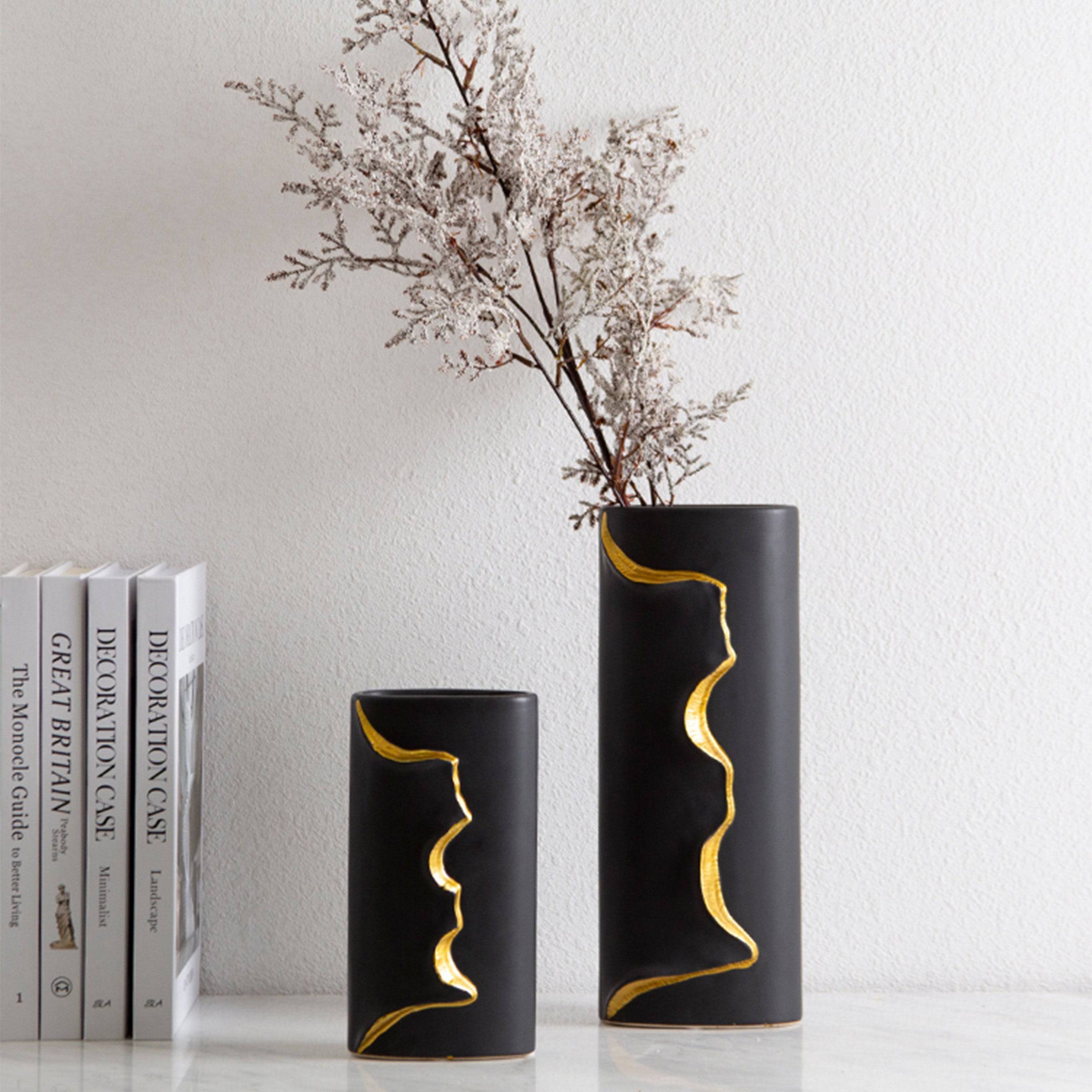 Sideline Vase -A Fa-D2122A - Vases - ebarza Furniture UAE | Shop Modern Furniture in Abu Dhabi & Dubai - مفروشات ايبازرا في الامارات | تسوق اثاث عصري وديكورات مميزة في دبي وابوظبي