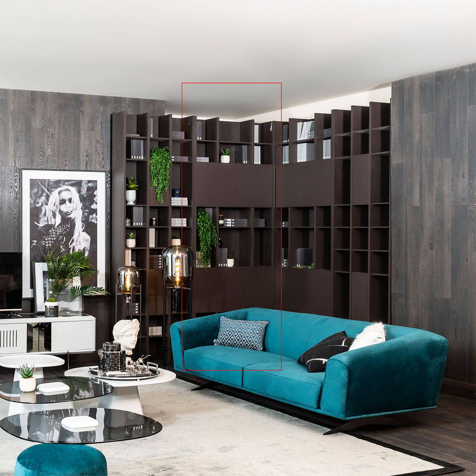Siena Wall Shelving Unit Seina-L110 -  Shelves | خزانة رفوف جدارية سيينا - ebarza Furniture UAE | Shop Modern Furniture in Abu Dhabi & Dubai - مفروشات ايبازرا في الامارات | تسوق اثاث عصري وديكورات مميزة في دبي وابوظبي