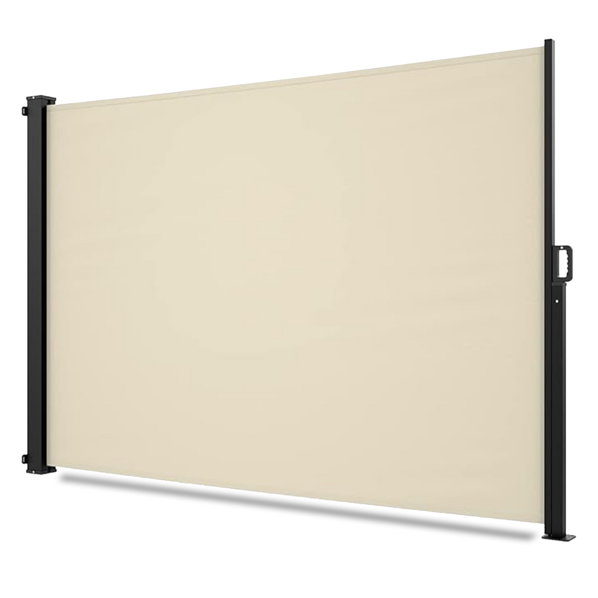 BEACON single side awning 1830, part of partitions, with fabric and frame visible, used for outdoor shade and privacy.