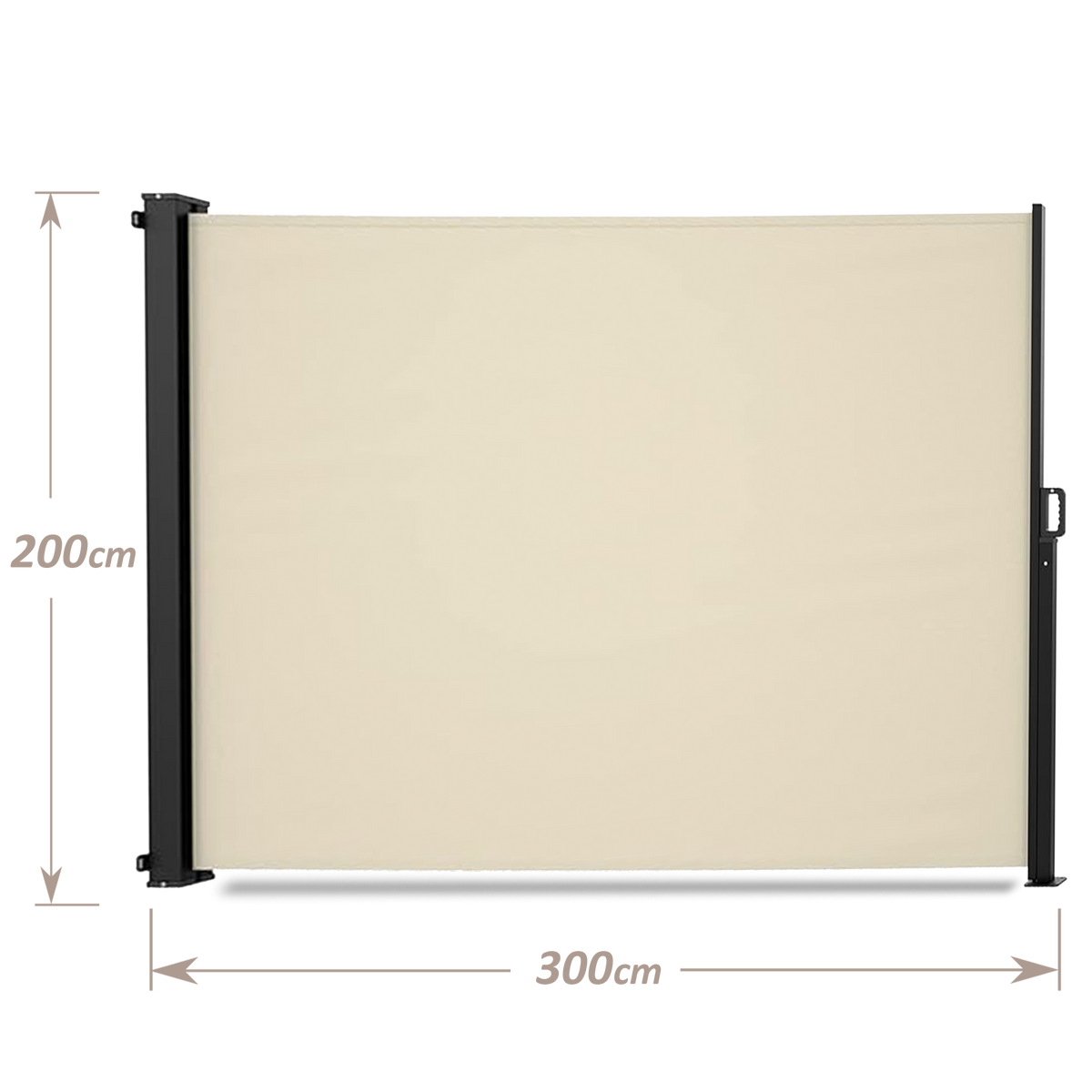 Beacon Single Side Awning 1830 partition for side protection, shown in the product image.