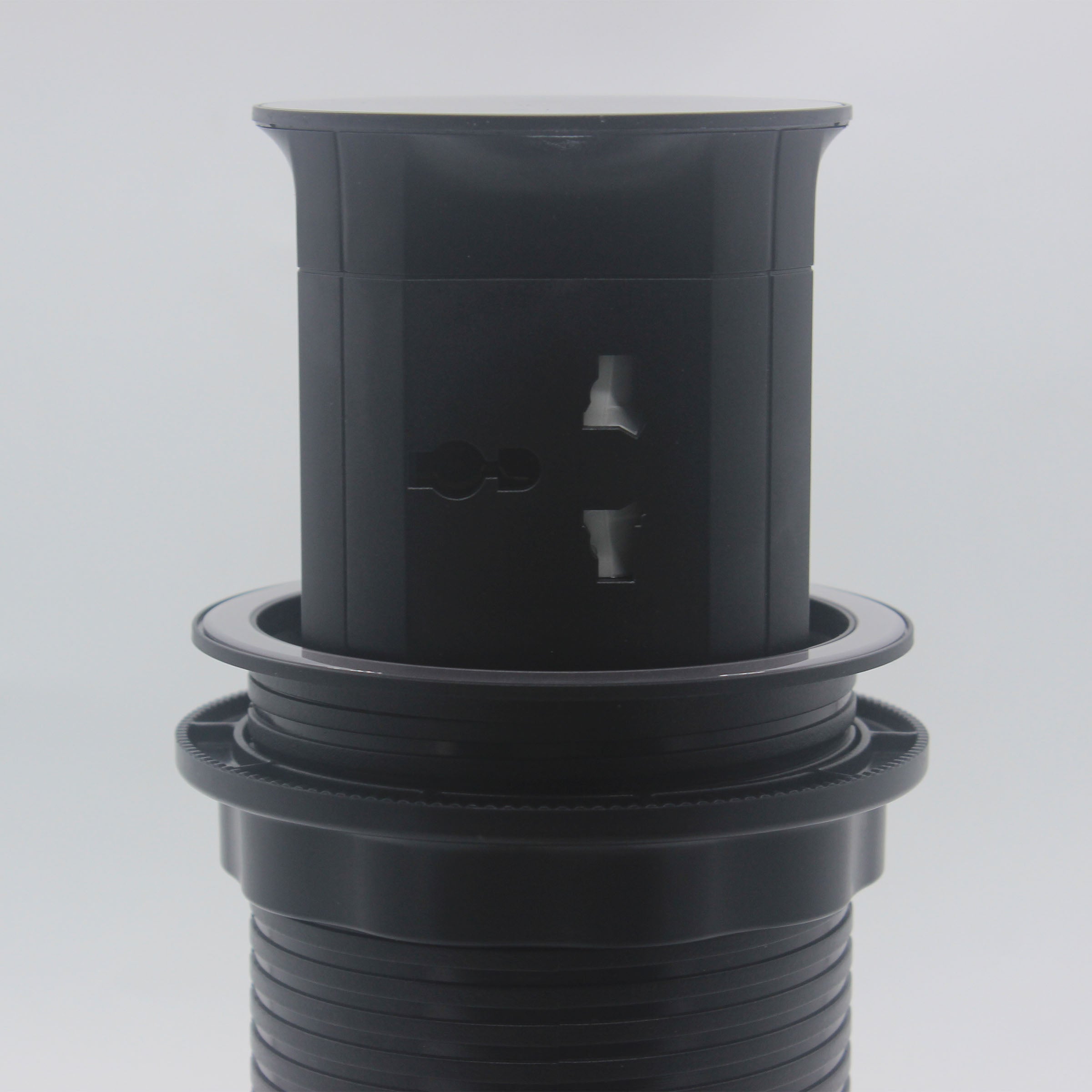 Small Tempered Glass Pop Up Socket JXB-016 - Smart Sockets - ebarza Furniture UAE | Shop Modern Furniture in Abu Dhabi & Dubai - مفروشات ايبازرا في الامارات | تسوق اثاث عصري وديكورات مميزة في دبي وابوظبي