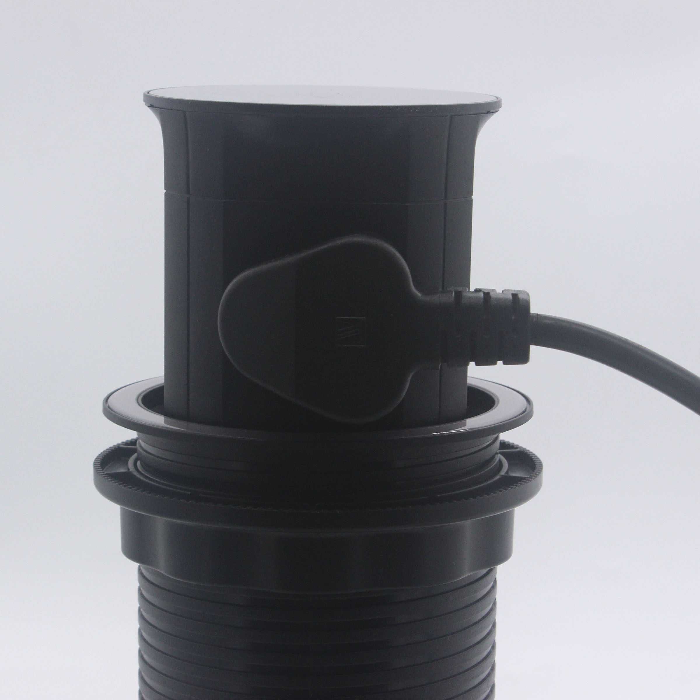 Small Tempered Glass Pop Up Socket JXB-016 - Smart Sockets - ebarza Furniture UAE | Shop Modern Furniture in Abu Dhabi & Dubai - مفروشات ايبازرا في الامارات | تسوق اثاث عصري وديكورات مميزة في دبي وابوظبي