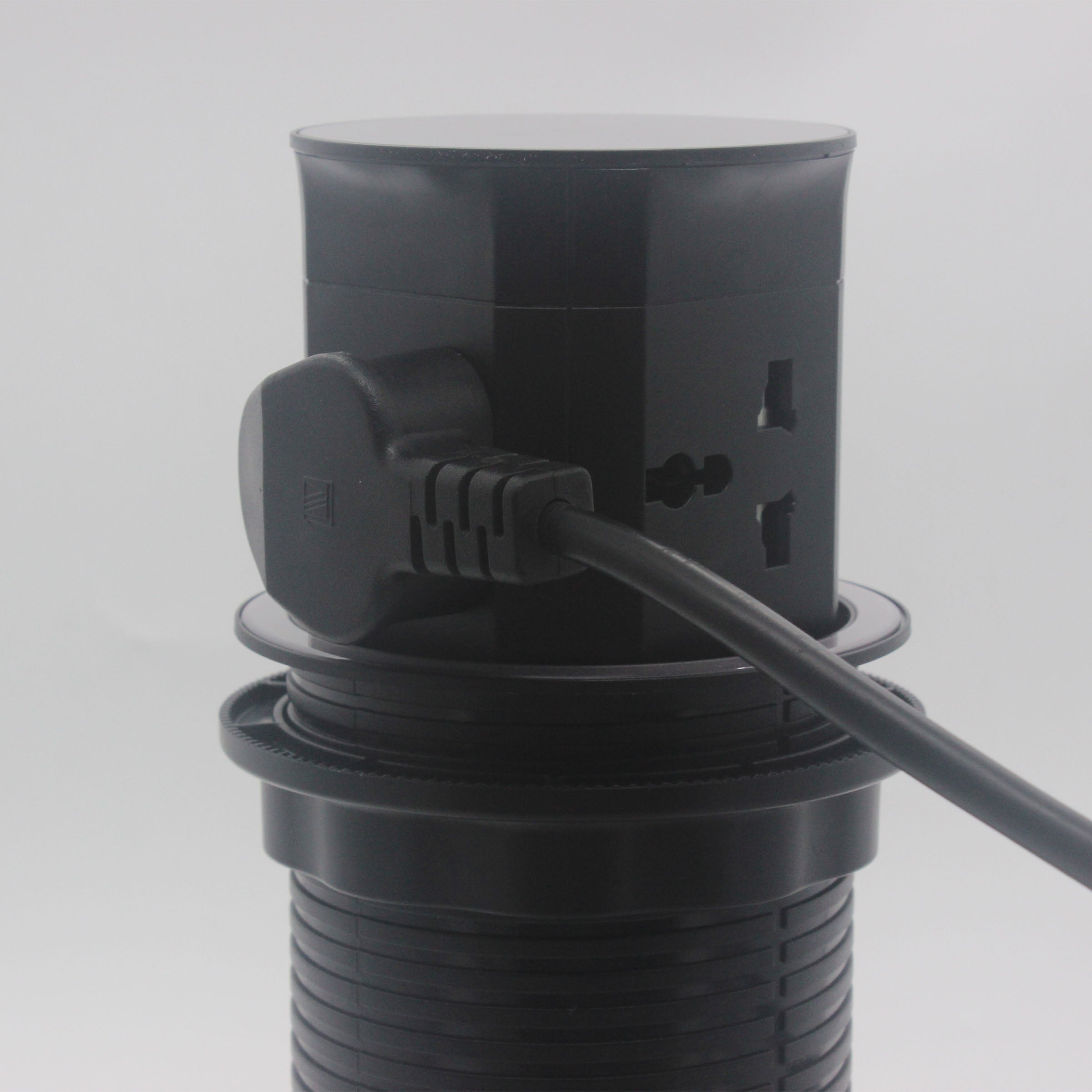 Small Tempered Glass Pop Up Socket JXB-016 - Smart Sockets - ebarza Furniture UAE | Shop Modern Furniture in Abu Dhabi & Dubai - مفروشات ايبازرا في الامارات | تسوق اثاث عصري وديكورات مميزة في دبي وابوظبي