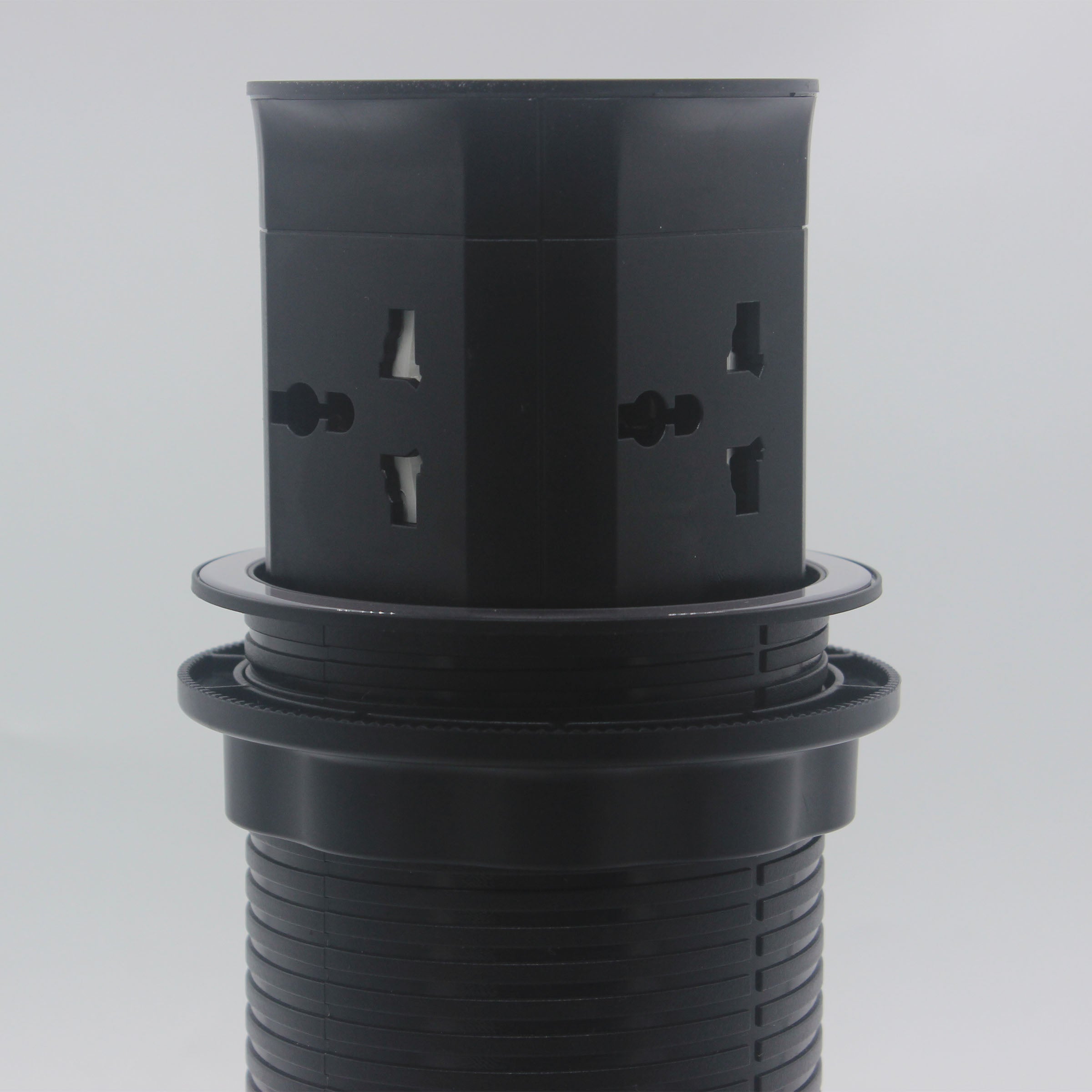 Small Tempered Glass Pop Up Socket JXB-016 - Smart Sockets - ebarza Furniture UAE | Shop Modern Furniture in Abu Dhabi & Dubai - مفروشات ايبازرا في الامارات | تسوق اثاث عصري وديكورات مميزة في دبي وابوظبي